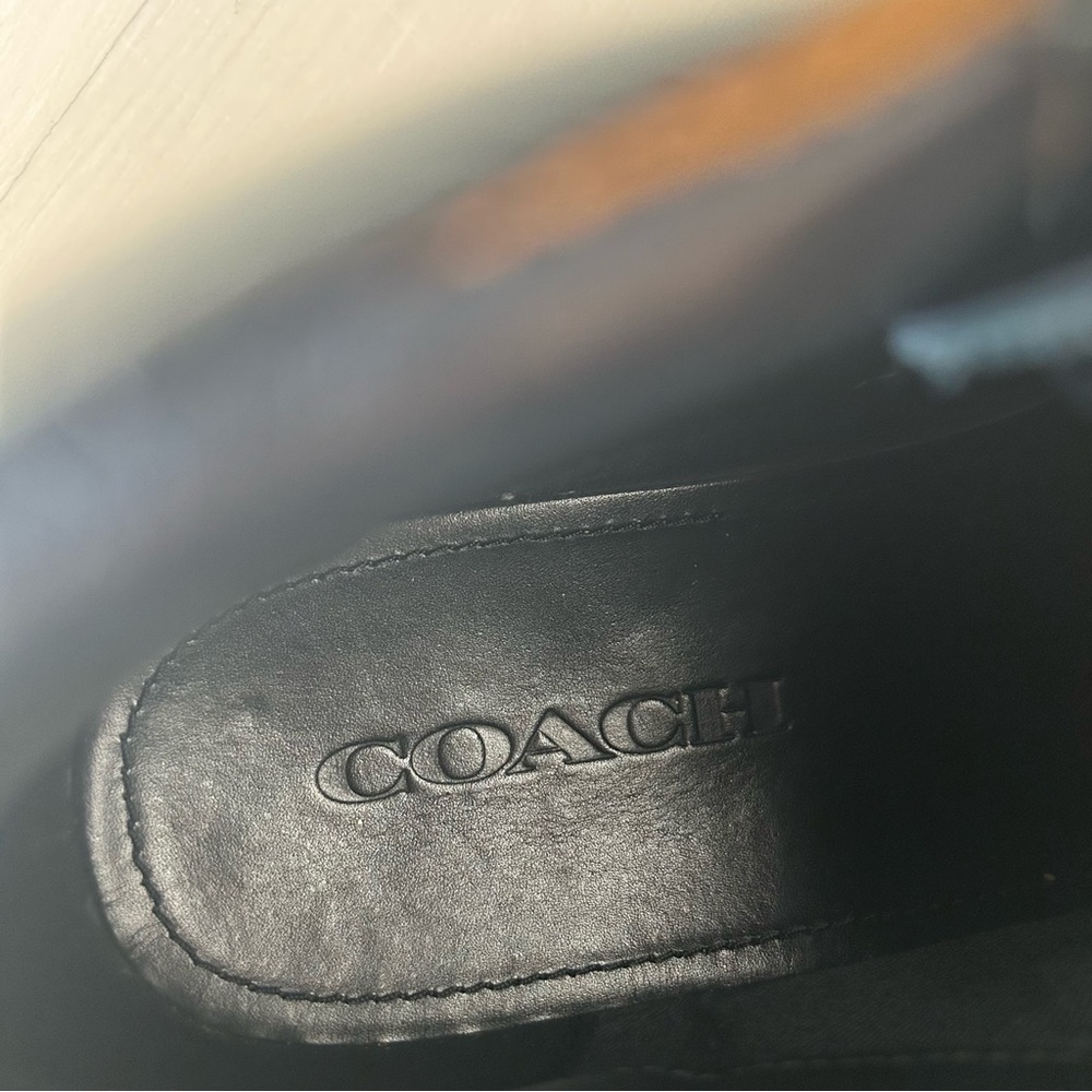 Coach NY Tiger Leather Hi Top Sneakers - Picture 12 of 13